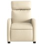 Sillón reclinable de tela crema de , Sillones - Ref: Foro24-374173, Precio: 217,63 €, Descuento: %