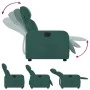 Dark green fabric recliner by , Armchairs - Ref: Foro24-374171, Price: 196,99 €, Discount: %