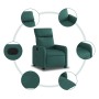Sillón reclinable de tela verde oscuro de , Sillones - Ref: Foro24-374171, Precio: 200,28 €, Descuento: %