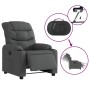 Sillón reclinable eléctrico de tela gris oscuro de , Sillones - Ref: Foro24-3206628, Precio: 264,64 €, Descuento: %