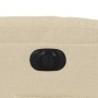 Sillón reclinable eléctrico de tela crema de , Sillones - Ref: Foro24-3206635, Precio: 288,50 €, Descuento: %