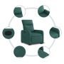 Sillón reclinable elevable tela verde oscuro de , Sillones - Ref: Foro24-3206705, Precio: 259,76 €, Descuento: %