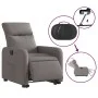 Electric reclining and lift fabric armchair in taupe gray. by , Armchairs - Ref: Foro24-3206724, Price: 296,68 €, Discount: %