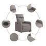 Electric reclining and lift fabric armchair in taupe gray. by , Armchairs - Ref: Foro24-3206724, Price: 296,68 €, Discount: %