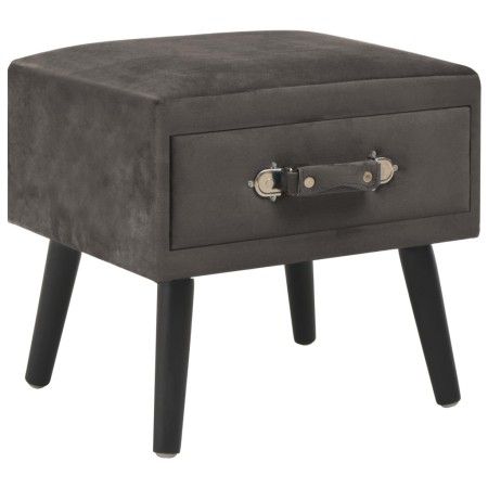 Mesita de noche gris 40x35x40 cm terciopelo de vidaXL, Mesitas de noche - Ref: Foro24-247542, Precio: 53,77 €, Descuento: %