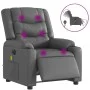 Elektrischer Liegemassagesessel Kunstleder grau von , Sessel - Ref: Foro24-3206550, Preis: 281,83 €, Rabatt: %
