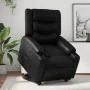 Sillón reclinable y elevable eléctrico cuero sintético negro de , Sillones - Ref: Foro24-3206559, Precio: 360,65 €, Descuento: %