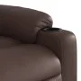 Sillón de masaje elevable eléctrico cuero sintético marrón de , Sillones - Ref: Foro24-3206565, Precio: 379,77 €, Descuento: %
