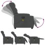 Sillón reclinable de masaje eléctrico tela gris oscuro de , Sillones - Ref: Foro24-3206571, Precio: 361,06 €, Descuento: %