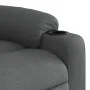 Sillón reclinable de masaje eléctrico tela gris oscuro de , Sillones - Ref: Foro24-3206571, Precio: 369,68 €, Descuento: %