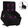 Sillón reclinable de masaje elevable tela negro de , Sillones - Ref: Foro24-3206578, Precio: 347,06 €, Descuento: %