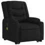 Sillón reclinable de masaje elevable tela negro de , Sillones - Ref: Foro24-3206578, Precio: 347,06 €, Descuento: %