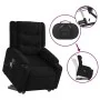 Sillón reclinable de masaje elevable tela negro de , Sillones - Ref: Foro24-3206578, Precio: 347,06 €, Descuento: %