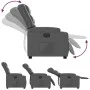 Gray synthetic leather electric recliner. by , Armchairs - Ref: Foro24-3206546, Price: 280,85 €, Discount: %