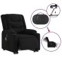 Sillón de masaje eléctrico reclinable elevable tela negro de , Sillones - Ref: Foro24-3206584, Precio: 402,02 €, Descuento: %