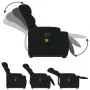 Sillón de masaje eléctrico reclinable elevable tela negro de , Sillones - Ref: Foro24-3206584, Precio: 402,02 €, Descuento: %