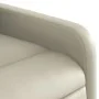 Sillón reclinable elevable eléctrico de cuero sintético crema de , Sillones - Ref: Foro24-3206764, Precio: 323,14 €, Descuent...