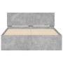 Estructura de cama con cabecero gris hormigón 120x200cm de , Camas y somieres - Ref: Foro24-3207493, Precio: 201,84 €, Descue...