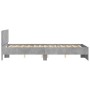 Estructura de cama con cabecero gris hormigón 120x200cm de , Camas y somieres - Ref: Foro24-3207493, Precio: 201,84 €, Descue...