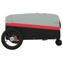Remolque para bicicleta hierro negro y rojo 30 kg de , Remolques para bicicletas - Ref: Foro24-94055, Precio: 81,38 €, Descue...