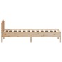 Estructura de cama con cabecero madera maciza de pino 90x200 cm de , Camas y somieres - Ref: Foro24-842618, Precio: 113,43 €,...
