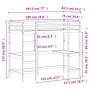 Cama alta con escritorio madera maciza pino marrón 75x190 cm de , Camas y somieres - Ref: Foro24-842865, Precio: 204,25 €, De...