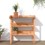 Mesa para plantas con estantes madera abeto marrón 78x38x82,5cm de , Soportes para macetas - Ref: Foro24-156353, Precio: 62,2...