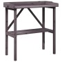 Mesa para plantas con estante madera abeto gris 78x38x82,5 cm de , Soportes para macetas - Ref: Foro24-156351, Precio: 51,18 ...