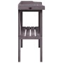 Mesa para plantas con estante madera abeto gris 78x38x82,5 cm de , Soportes para macetas - Ref: Foro24-156351, Precio: 51,18 ...
