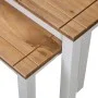 Mesas apilables 2 uds madera maciza pino Panama Range blanco de vidaXL, Mesas auxiliares - Ref: Foro24-282678, Precio: 70,08 ...