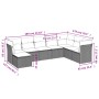 Set de sofás de jardín 8 pzas y cojines ratán sintético gris de , Conjuntos de jardín - Ref: Foro24-3218050, Precio: 461,65 €...