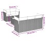 Set de muebles de jardín 6 pzas y cojines ratán sintético gris de , Conjuntos de jardín - Ref: Foro24-3217250, Precio: 362,53...