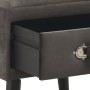 Mesita de noche gris 40x35x40 cm terciopelo de vidaXL, Mesitas de noche - Ref: Foro24-247542, Precio: 53,77 €, Descuento: %