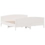 Estructura cama cabecero madera maciza pino blanco 180x200 cm de , Camas y somieres - Ref: Foro24-3216165, Precio: 254,10 €, ...