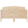 Estructura de cama con cabecero madera maciza pino 160x200 cm de , Camas y somieres - Ref: Foro24-3216167, Precio: 201,71 €, ...