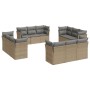 Set de sofás de jardín 12 pzas y cojines ratán sintético marrón de , Conjuntos de jardín - Ref: Foro24-3217329, Precio: 790,8...