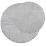 Alfombra de pelo corto look escandinavo IZA gris Ø 100 cm de , Alfombras - Ref: Foro24-375458, Precio: 39,48 €, Descuento: %