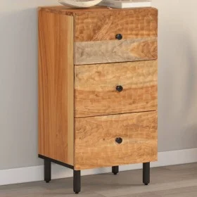 Armario auxiliar madera maciza de acacia 40x33x75 cm de , Aparadores - Ref: Foro24-356878, Precio: 107,62 €, Descuento: %
