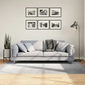 Alfombra de pelo corto look escandinavo IZA gris 140x200 cm de , Alfombras - Ref: Foro24-375453, Precio: 77,19 €, Descuento: %