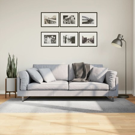 Alfombra de pelo corto look escandinavo IZA gris 100x200 cm de , Alfombras - Ref: Foro24-375451, Precio: 52,76 €, Descuento: %