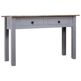Mesa consola madera maciza pino estilo Panamá gris 110x40x72 cm de vidaXL, Mesas auxiliares - Ref: Foro24-282680, Precio: 107...
