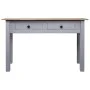 Solid pine wood Panama style gray console table 110x40x72 cm by vidaXL, Side tables - Ref: Foro24-282680, Price: 106,17 €, Di...