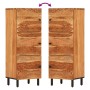 Aparador alto de madera maciza de acacia 40x33x110 cm de , Aparadores - Ref: Foro24-356884, Precio: 141,80 €, Descuento: %