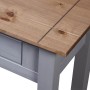 Mesa consola madera maciza pino estilo Panamá gris 110x40x72 cm de vidaXL, Mesas auxiliares - Ref: Foro24-282680, Precio: 107...