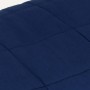 Manta con peso tela azul 137x200 cm 10 kg de , Mantas - Ref: Foro24-3154799, Precio: 72,95 €, Descuento: %