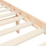 Estructura de cama con cabecero madera maciza 140x190 cm de , Camas y somieres - Ref: Foro24-3193641, Precio: 140,19 €, Descu...