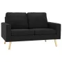 Black Fabric 2-Piece Sofa Set by , Sofas - Ref: Foro24-3056623, Price: 368,87 €, Discount: %