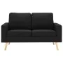 Black Fabric 2-Piece Sofa Set by , Sofas - Ref: Foro24-3056623, Price: 368,87 €, Discount: %