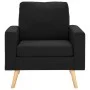 Black Fabric 2-Piece Sofa Set by , Sofas - Ref: Foro24-3056623, Price: 368,87 €, Discount: %