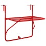 Mesa de balcón acero dorado 60x40 cm de , Mesas de jardín - Ref: Foro24-340919, Precio: 54,35 €, Descuento: %